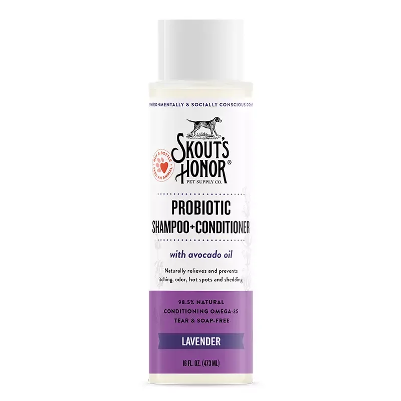Skout’s Honor Shampoo-Acondicionador probiótico lavanda