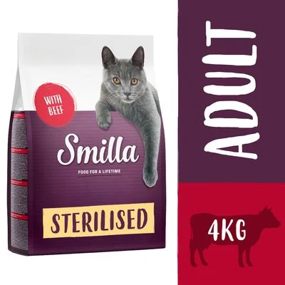 Smilla Adult Sterilised con vacuno 4 kg