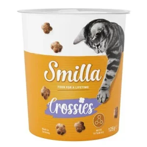 Smilla Crossies snacks con vitaminas para gatos 125 g