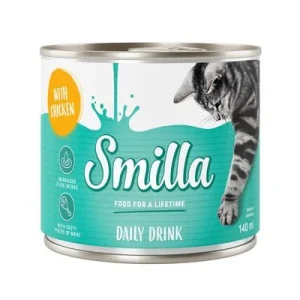 Smilla Daily Drink con pollo bebida para gatos 6 x 140 ml