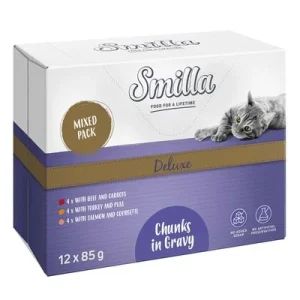 Smilla Deluxe Bolsitas Bocaditos en salsa con verduras 12 x 85 g