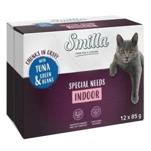 Smilla Indoor Bocaditos con verduras 12 x 85 g Con atún y judías verdes