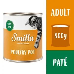 Smilla Tierna ave 24 x 800 g - Pack Ahorro Ave con pato