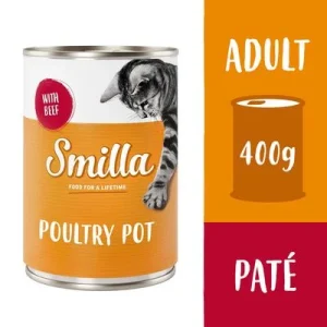 Smilla Tierna ave 24 x 400 g - Pack Ahorro Ave con vacuno