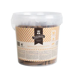 Snack criadores barritas para perros con cordero y arroz