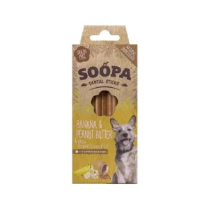 Soopa Dental Stick Plátano & Mantequilla de cacahuete