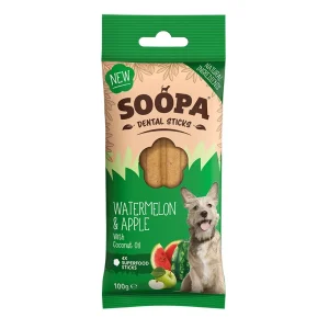 Soopa Sandía y Manzana palitos dentales