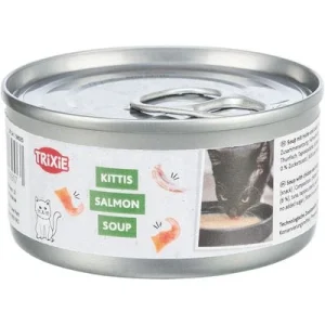 Sopa Trixie Kittis 4 x 80 g Pollo y salmón