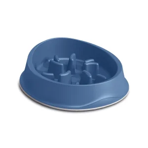 Stefanplast Comedero antivoracidad azul para perros