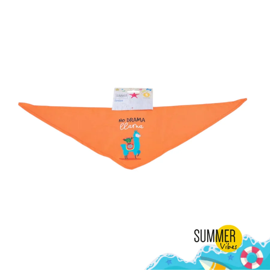 Summer Vibes Llama Bandana para perros - Image 2