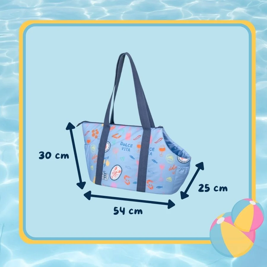 Summer Vibes Mochila Dolce Vita Azul para cachorros - Image 2