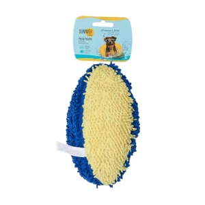 Summer Vibes Pelota Rugby Ovalado Flotante Peluche para perros