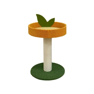 Summer Vibes Poste Rascador Fruta Naranja para gatos