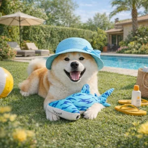 Summer Vibes Tiburón Peluche para perros