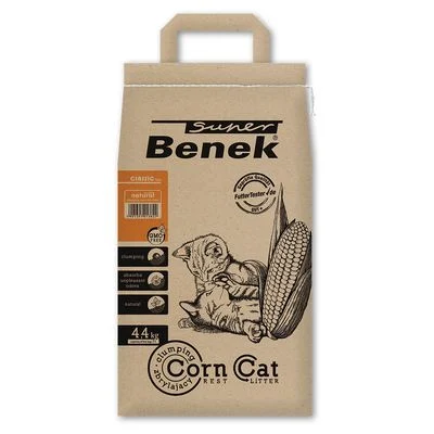Super Benek Corn Cat Natural arena vegetal aglomerante 7 l (4,4 kg aprox.)