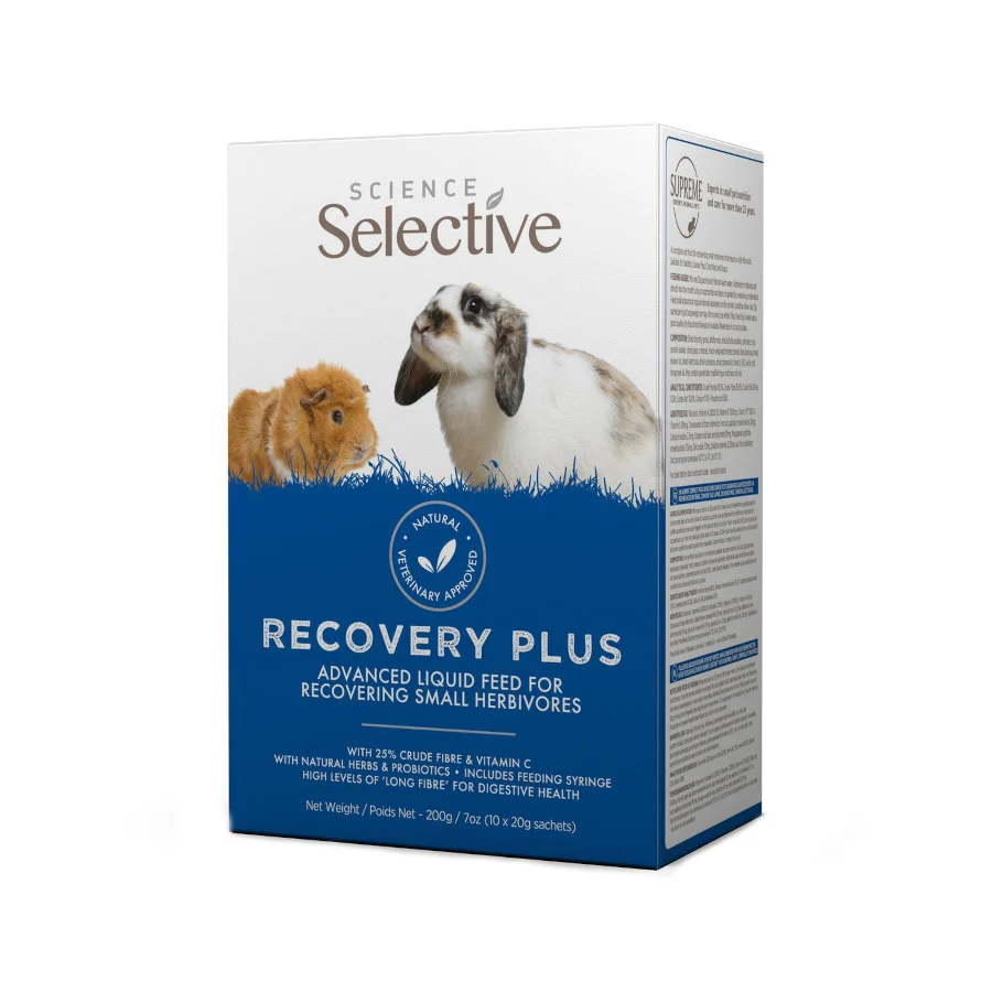 Supreme Selective Science Recovery Plus alimento liquido nutricional para pequeños roedores