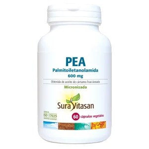Suravitasan PEA (Palmitoiletanolamida) contra el dolor 600 mg 60 cáps.