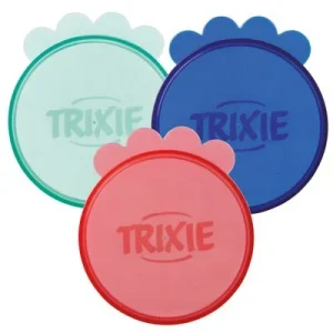3 tapas para envases de alimentos Trixie (diámetro 7,6 cm)