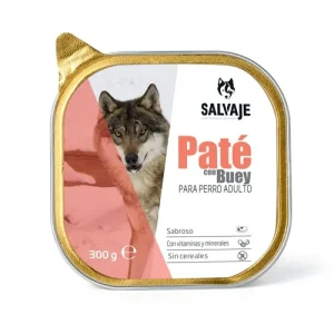 Tarrina de Paté Salvaje con buey para perros