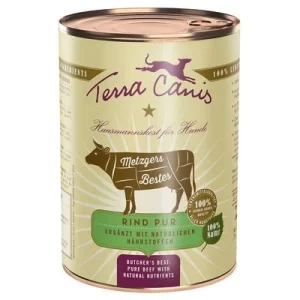 Terra Canis Carne Pura 6 x 400 g Vacuno puro