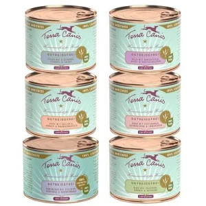 Terra Canis Menú sin cereales - Pack de prueba Pack mixto 12 x 200 g (6 variedades)