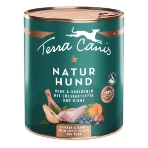 Terra Canis Naturhund 6 x 800 g Pollo y conejo con boniato y pera