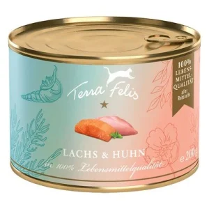 Terra Felis 12 x 200 g Salmón y pollo