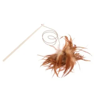 TIAKI Caña con plumas para gatos 1 unidad