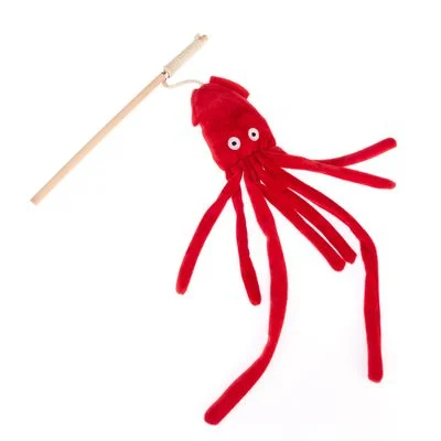 TIAKI Caña con pulpo XL para gatos 1 unidad