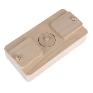 TIAKI Juego de inteligencia giratorio para roedores 16 x 8 x 3,5 cm (L x An x Al)