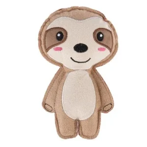 TIAKI Squeaky Sloth oso perezoso de peluche para perros 17 x 10 x 4 cm (L x An x Al)