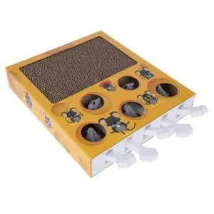 TIAKI Whack-a-mole 2 en 1 juguete para gatos 36 x 26 x 6 cm (L x An x Al)
