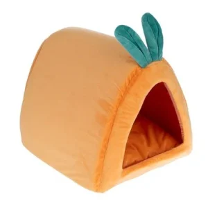 TIAKI Zanahoria cueva para conejos 36 x 32 x 30 cm aprox. (L x An x Al)