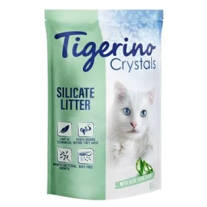 Tigerino Crystals arena absorbente con olor a aloe vera 5 l