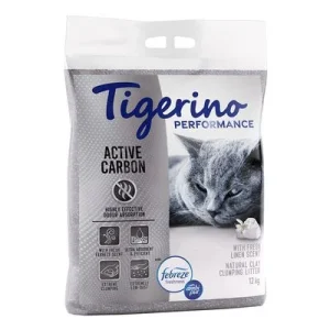 Tigerino Performance Active Carbon arena aglomerante Ambi Pur Freshness ropa limpia 12 kg