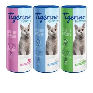 Tigerino Refresher desodorante para arena - Pack de prueba 3 fragancias distintas (3 x 700 g)