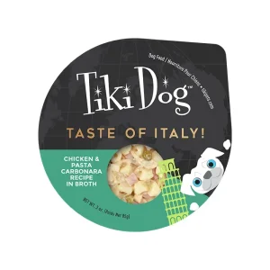Tiki Dog Taste of Italy Chicken Pasta Carbonara 85 Gr