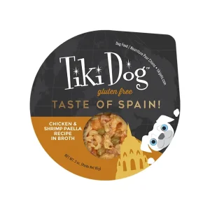 Tiki Dog Taste of Spain Chicken y Shrimp Paella 85 Gr