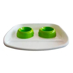 TK-Pet Doble Sound Bandeja con Comedero y Bebedero para perros