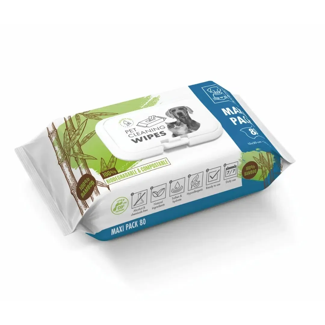 TOALLITAS BAMBU MAXI PACK X 80 UN