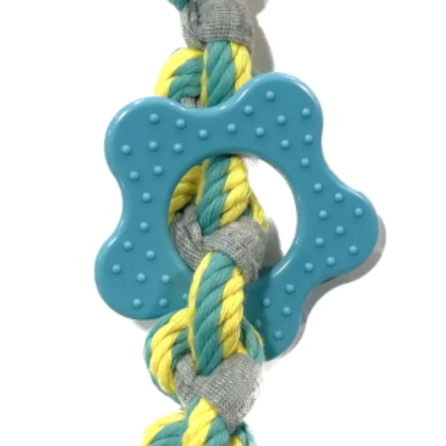 Tootoy! Chew Multi Rope Azul mordedor de cuerda para cachorros - Image 2