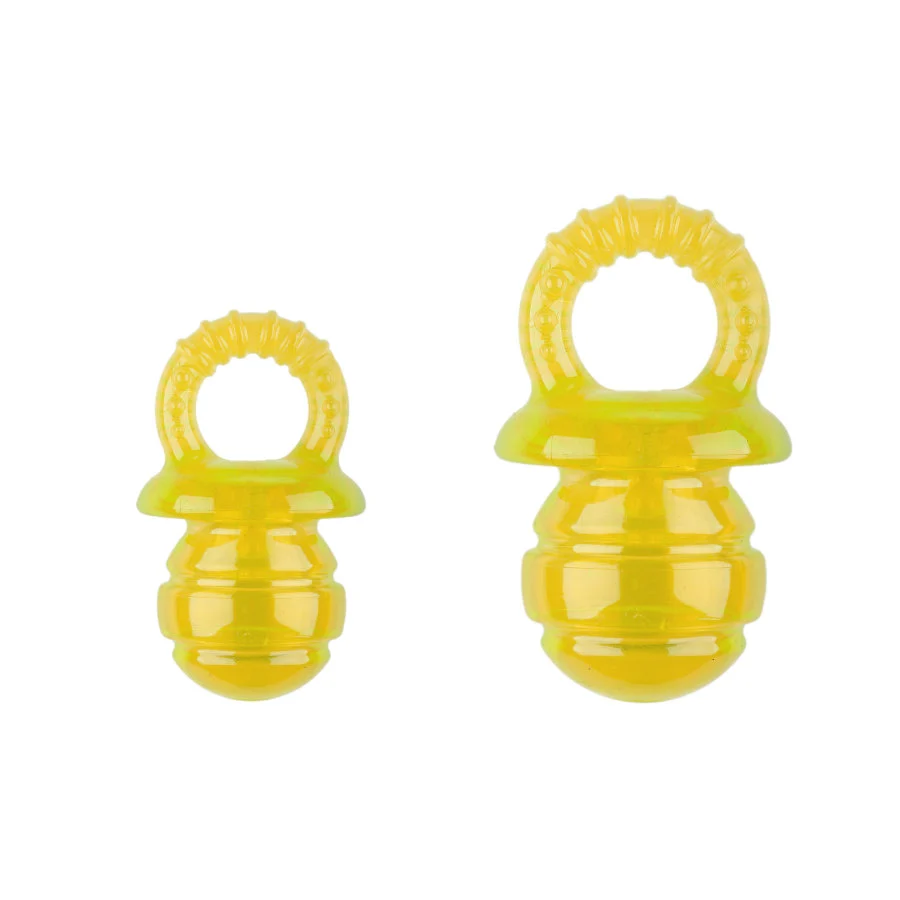 Tootoy! Chew Puppyfier Amarillo mordedor blando con sonido para perros - Image 2