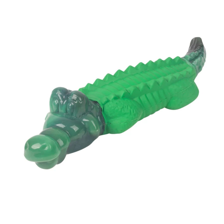 Tootoy! Chew Tuff Cocodrile modedor para perros