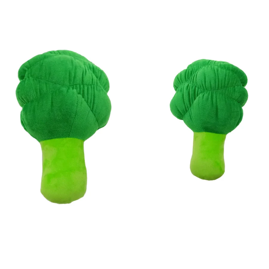 Tootoy! Comfort Healthy Broccoli Cuddler peluche con sonido para perros - Image 2