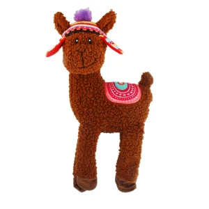 Tootoy! Comfort Long Legs Alpaca peluche con sonido para perros