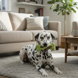 Tootoy! Hueso Mordedor Dental Verde y Marrón para perros