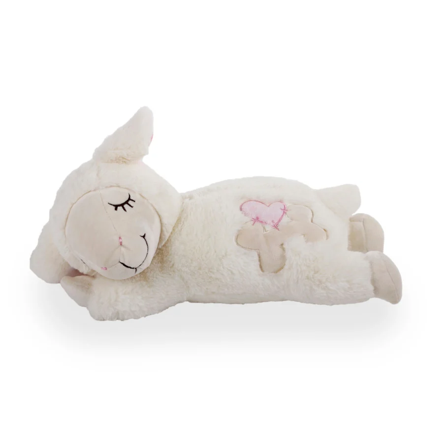 Tootoy! Puppy Ovejita Heart Beat peluche con sonido para perros