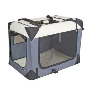 Transportín Kerbl Pet Journey, gris/beige 81 x 58 x 58 cm (L x An x Al)