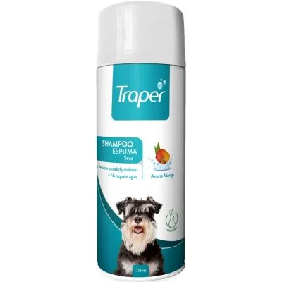 TRAPER | SHAMPOO ESPUMA SECA PERRO 170ML