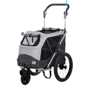 TRIXIE Remolque para Bicicleta 63×95×90/132cm